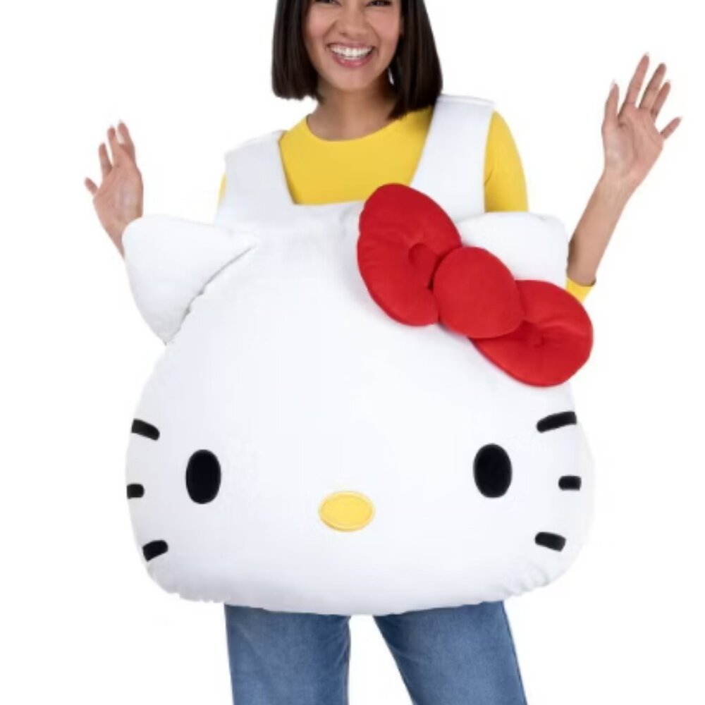Hello Kitty Halloween Costume Squishmallows White Plush 14+ Adult Teen